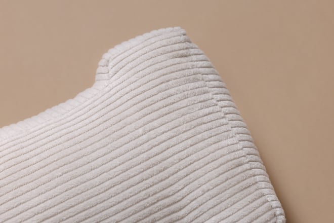Letter Cushion I - Ecru Corduroy