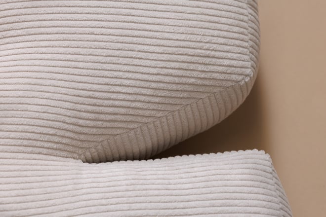 Letter Cushion N - Ecru Corduroy