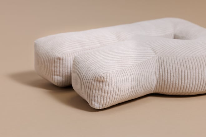 Letter Cushion R - Ecru Corduroy