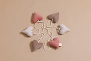 Cord-Herz-Girlande Herbst