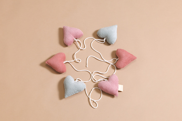 Cord-Herz-Girlande Herbst