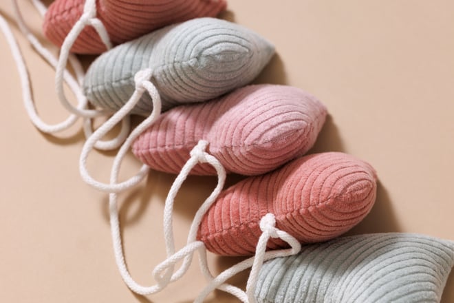 Cord-Herz-Girlande Herbst