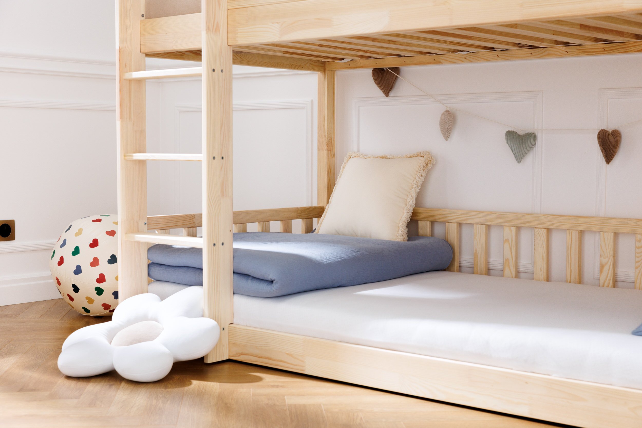 Bunk Bed L Premium On The Floor 90x190cm Bunk Bed L Premium On The Floor 90x190cm