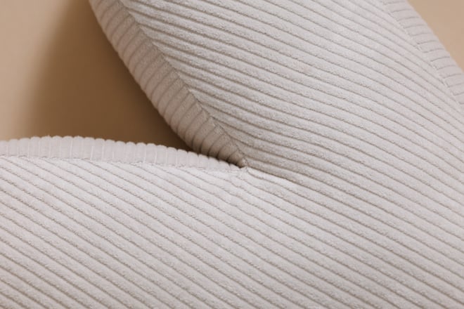 Letter Cushion Y - Ecru Corduroy