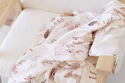 Lange XL en Bambou Forest Friends Beige 120x120cm
