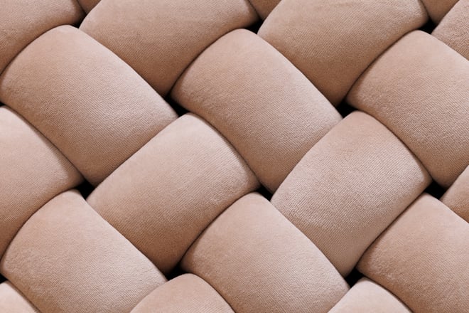 Colchón de suelo trenzado Capuccino