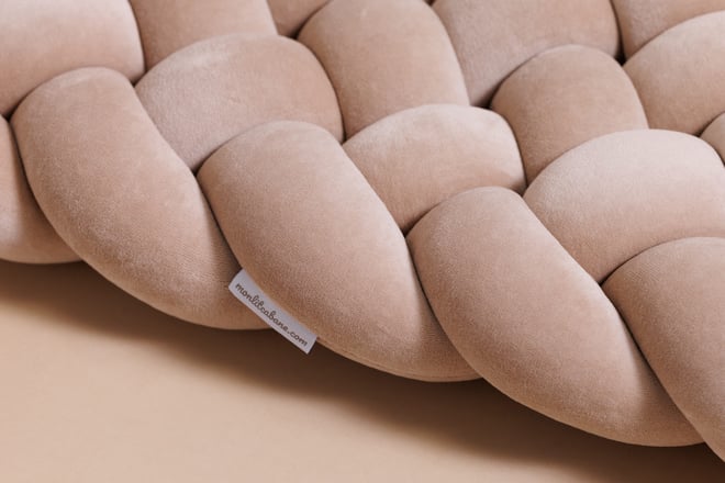 Matelas de Sol Tressé - Cappuccino