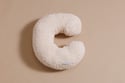 Letter Cushion C - Vanilla Boucle