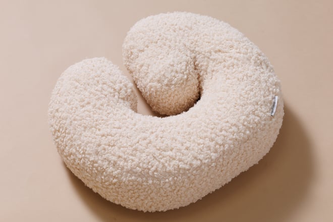 Cuscino Lettera G - Vanilla Boucle
