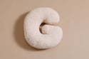Cuscino Lettera G - Vanilla Boucle