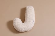 Buchstaben-Kissen J - Vanilla Boucle