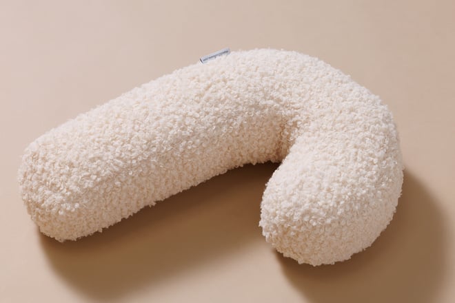 Buchstaben-Kissen J - Vanilla Boucle