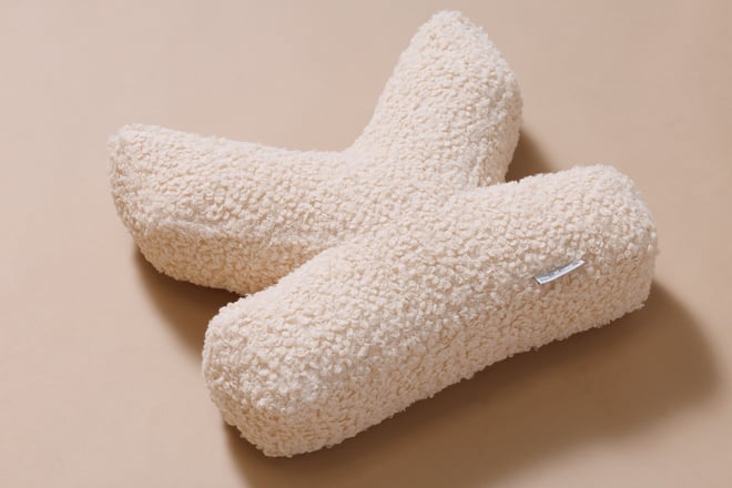 Letter Cushion K - Vanilla Boucle
