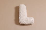 Cuscino Lettera L - Vanilla Boucle