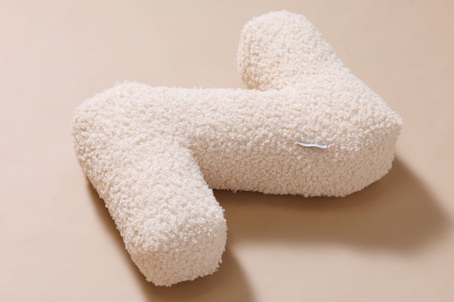 Cuscino Lettera Z - Vanilla Boucle