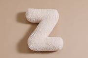 Cuscino Lettera Z - Vanilla Boucle