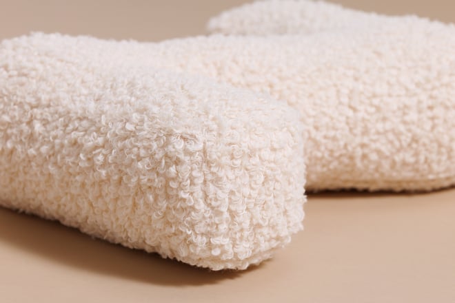 Cuscino Lettera Z - Vanilla Boucle