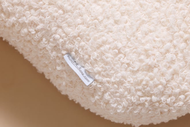 Cuscino Lettera Z - Vanilla Boucle