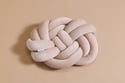 Cuscino Annodato Beige