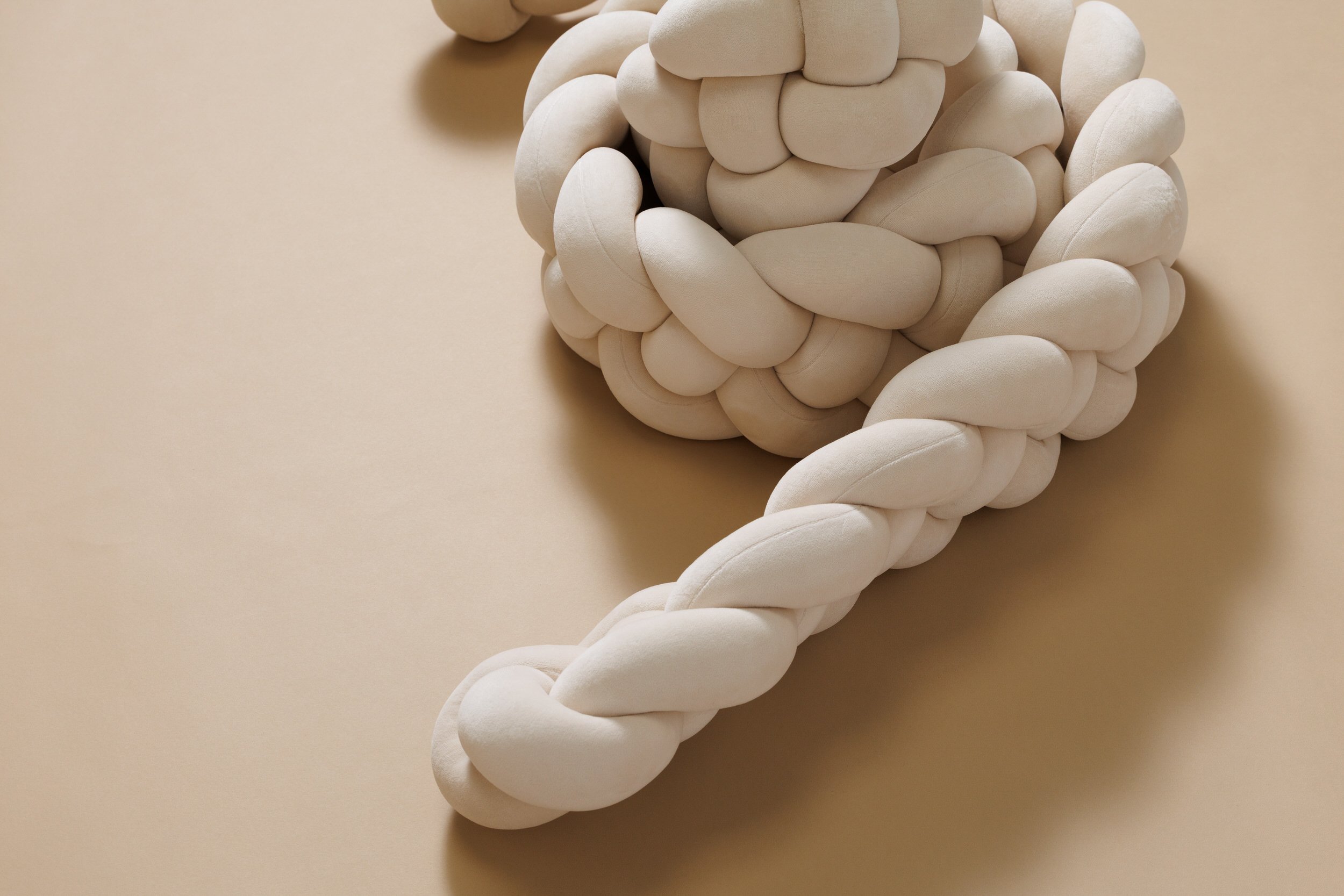 Almond Bed Bumper - 4 Ropes Almond Bed Bumper - 4 Ropes
