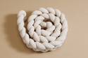 Almond Bed Bumper - 4 Ropes
