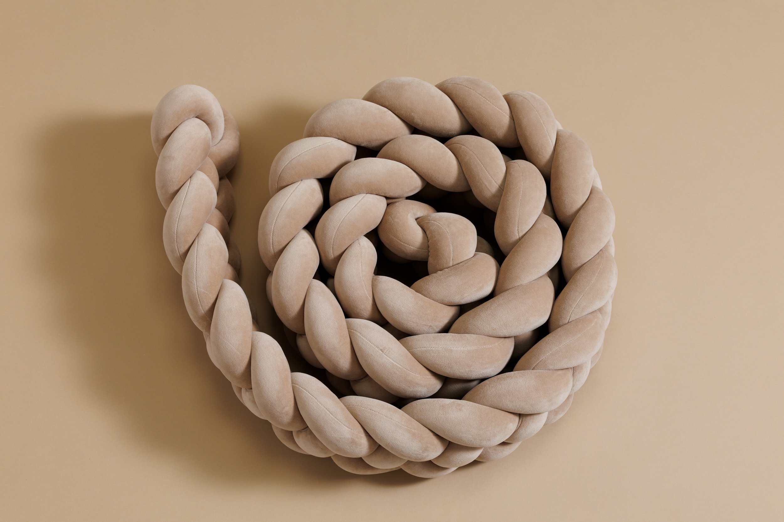 Cappuccino Bed Bumper - 4 Ropes Cappuccino Bed Bumper - 4 Ropes