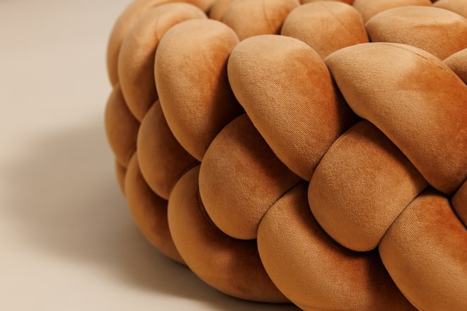 Cinnamon Bed Bumper - 4 Ropes