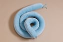 Contorno de Cama Travesseiro -Ice Blue