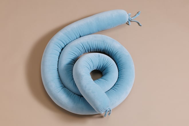 Cuscino a Rullo Paracolpi - Ice Blue