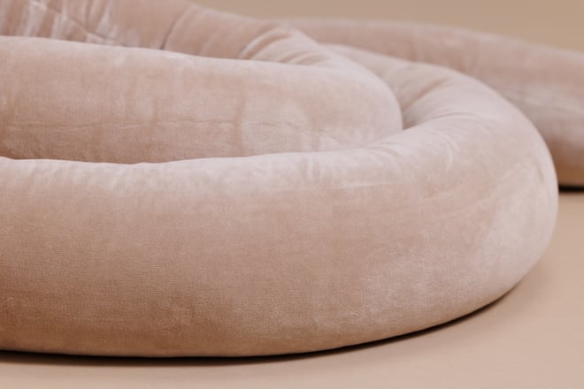 Contorno de Cama Travesseiro-Cappuccino