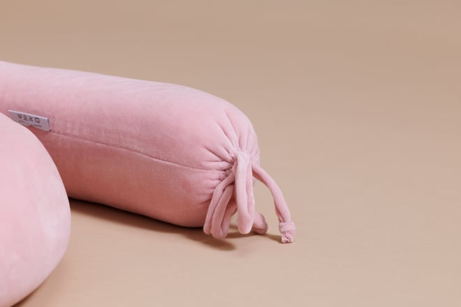 Rulo Protector de cama - Rosa Empolvado