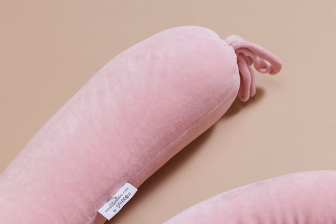 Rulo Protector de cama - Rosa Empolvado