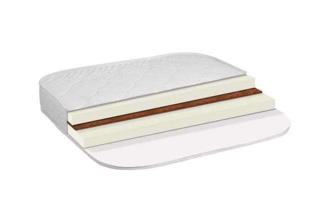 Materasso Rettangolare 10 cm per Culla Evolutiva Rettangolare 7 in 1