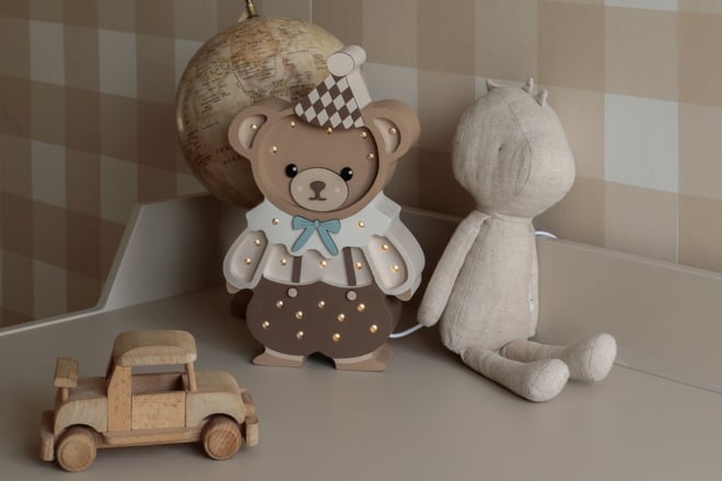 Lampada Little Lights Aereo Vintage Kaki LED