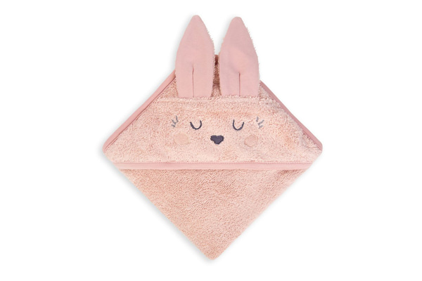 Kaputzenbadetuch Beige Maus