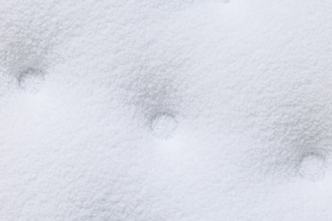 Pouf Bouclé Blanc