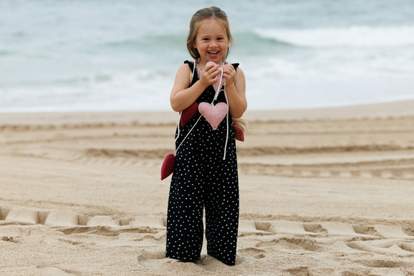 Cord-Herz-Girlande Sommer