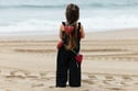 Guirlanda de Corações de Veludo Cotelê Verão