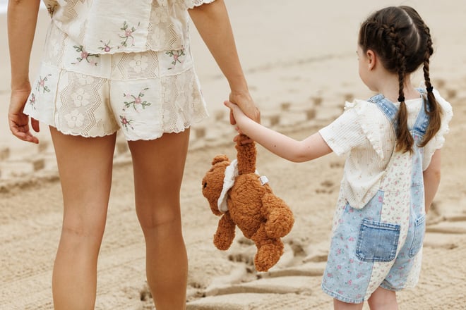 Doudou Bouclé Kuschelteddy Karamell