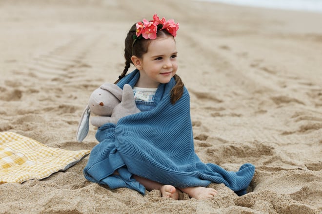 Ocean BlueBamboo Blanket