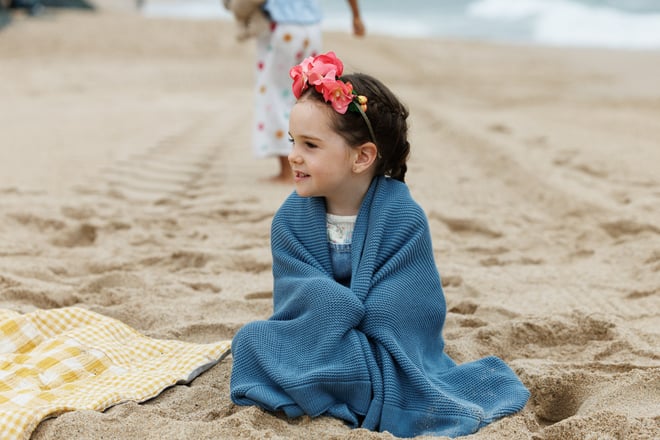 Ocean BlueBamboo Blanket