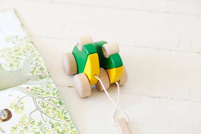 Jumping Frogs Wooden Toy