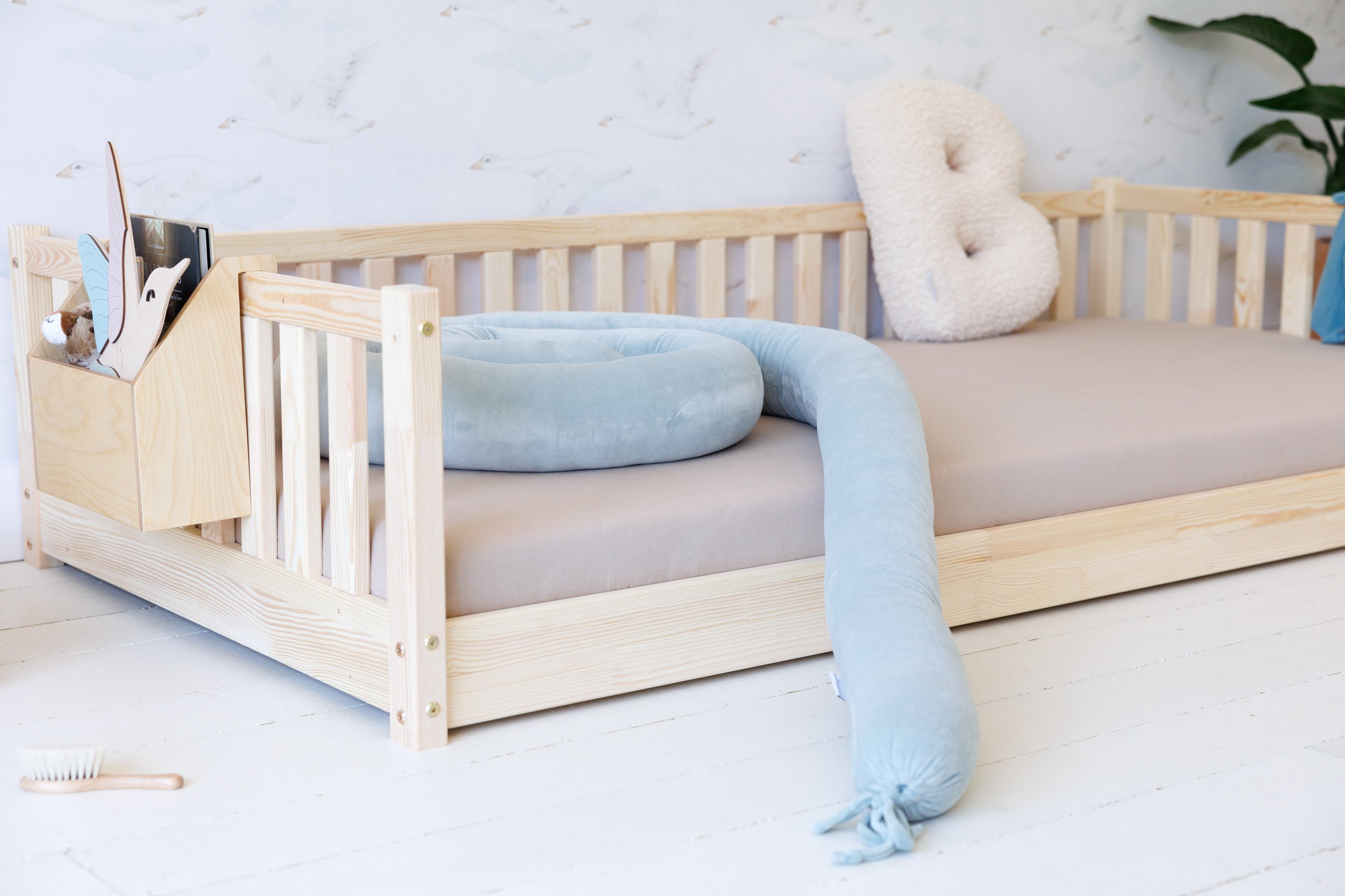 Sage Green Bolster Bed Bumper Sage Green Bolster Bed Bumper