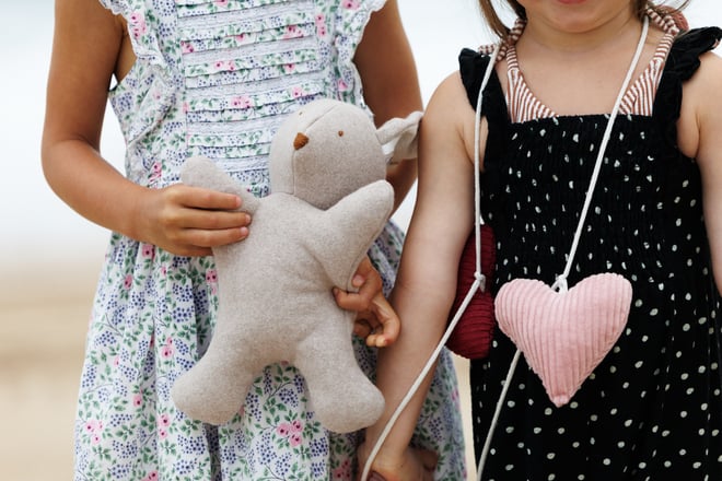 Doudou Coelhinho Bege em Algodão Orgânico