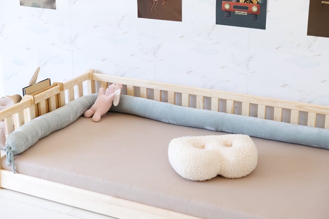 Doudou Conejito Rosa de Algodón Orgánico