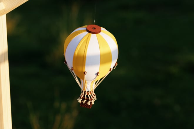 Yellow Hot Air Balloon