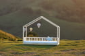 Yellow Hot Air Balloon