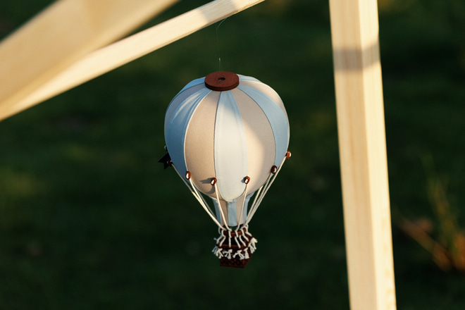 Horkovzdušný balon Baby Blue & Béžová
