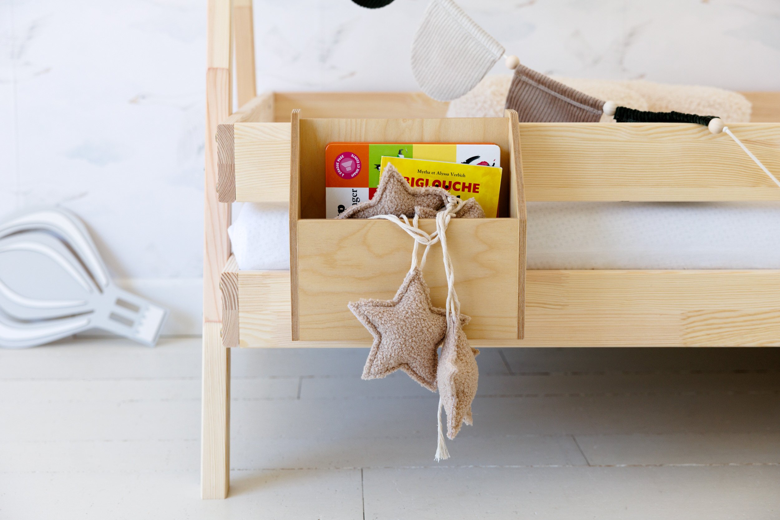 Porta Libros de Madera - Natural Porta Libros de Madera - Natural