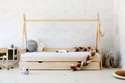 Cappuccino, Beige and Cinnamon Bed Bumper - 3 Ropes
